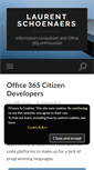 Mobile Screenshot of laurentschoenaers.be